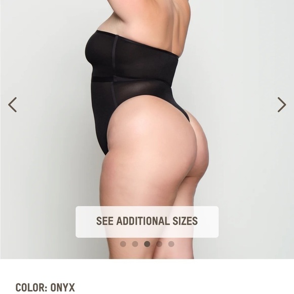 SKIMS Sheer Sculpt High Waisted Thong - Picture 2 of 10